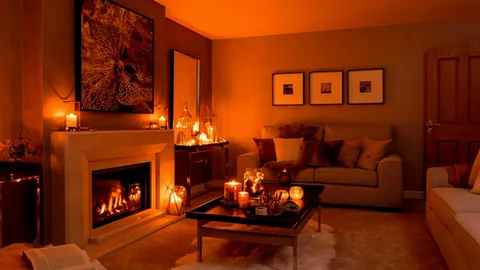 Cozy Living Room with Fireplace Decor Ideas
