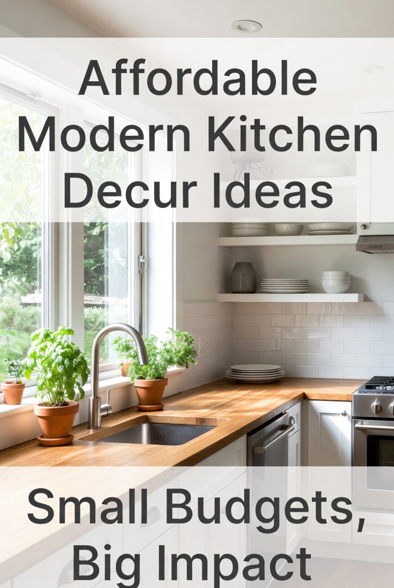 Affordable Modern Kitchen Decor Ideas – Small Budgets, Big Impact