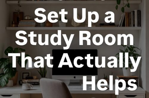 How to Set Up a Study Room That Actually Helps You Focus