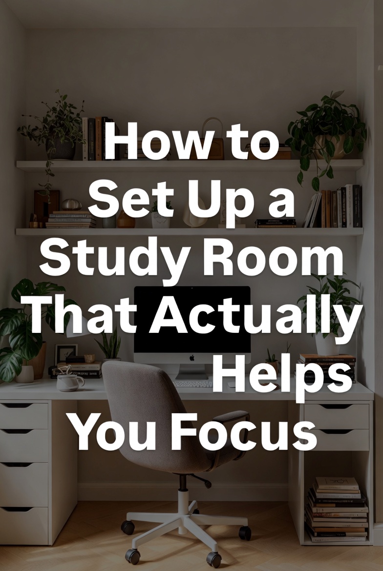 How to Set Up a Study Room That Actually Helps You Focus