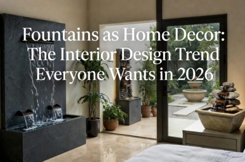 Fountains as Home Decor: The Interior Design Trend Everyone Wants in 2026