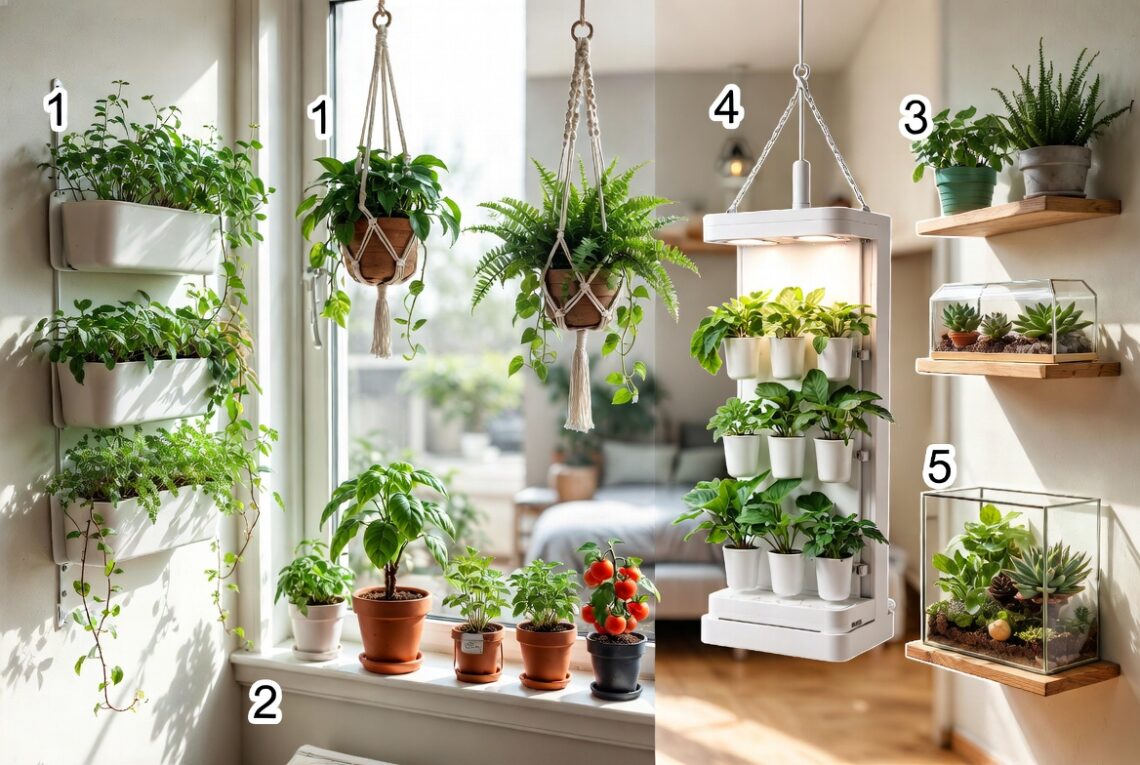 5 Practical Indoor Apartment Gardening Ideas for Small Spaces