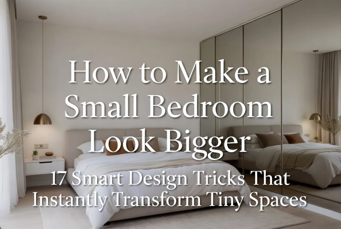 How to Make a Small Bedroom Look Bigger: 17 Smart Design Tricks That Instantly Transform Tiny Spaces