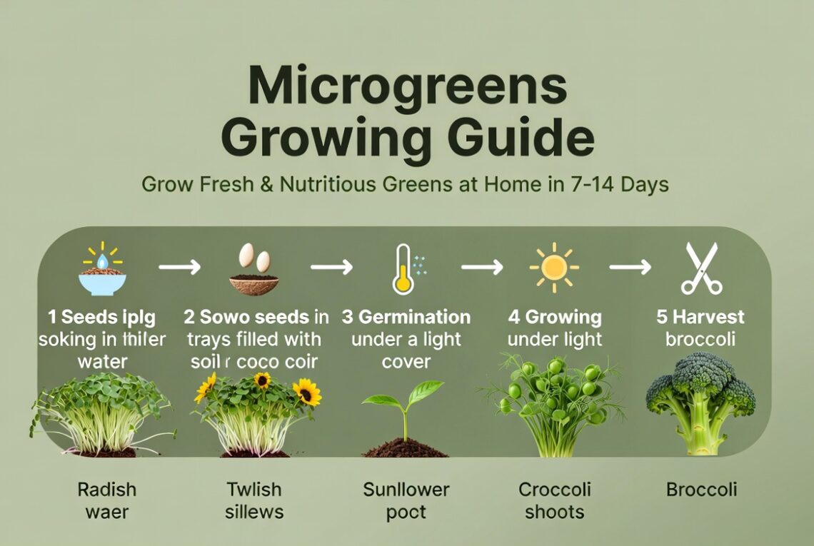 microgreens growing guide