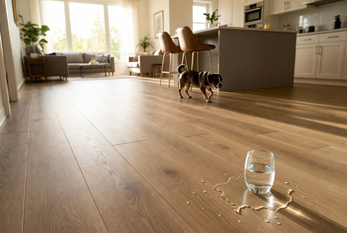 Vinyl click flooring is catching on fast. It’s got a lot going for it—looks like wood or stone, handles spills with ease, installs quickly